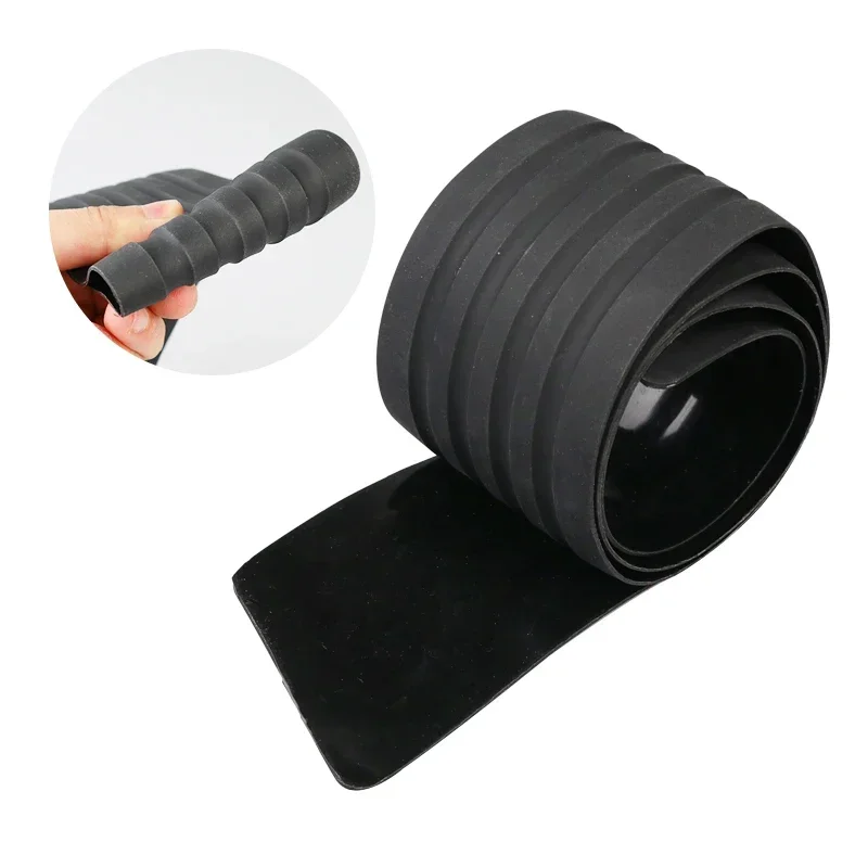 Car Trunk Door Guard Strip Universal Car Trunk Door Guard Strips Sill Plate Protector Rear Bumper Guard Rubber Mouldings Pad Trim Cover Strip Car Styling