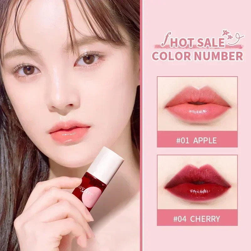 Water Mirror Lip Gloss 4 Color Moisturizing Lip Glaze Long Lasting Lip Ink Face Lip Dual Purpose Liquid Lipstick Cosmetic Makeup 3
