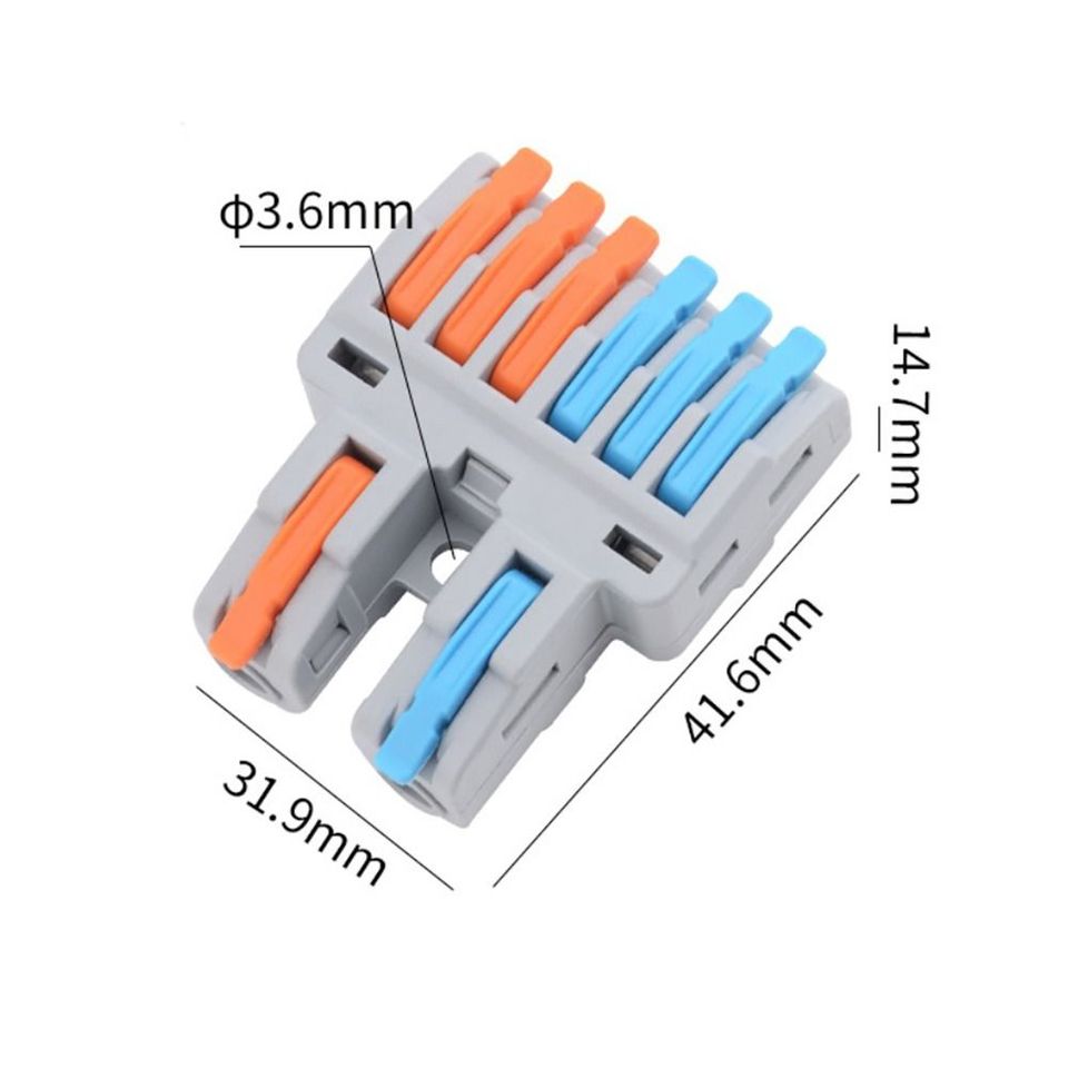 Docking Mini Quick Terminal Block Universal Compact Wire Connector Small Wiring Connector Electrical