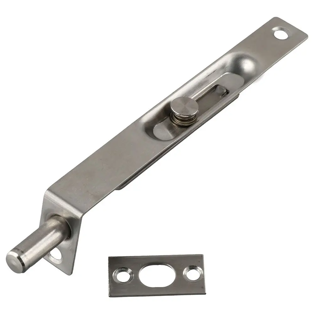 Concealed Stainless Steel French Door 6 Inch Flush Bolt Bolt Lever Action Latch Slide Door Lock