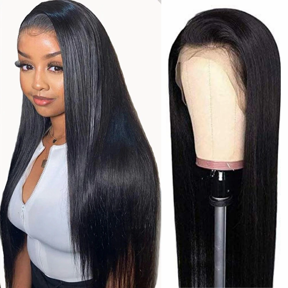 

13X4 Lace Front Human Hair Wigs 130% Hairline Lace Wig Transparent 13X4 Lace Frontal Wig Glueless Lace Front Human Hair Wig