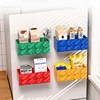 Building Blocks Refriger  Atorstorage Rack Magnetic Wall-mounted Sundry Items Storage Box Refrigerator Side Storage Rack 2