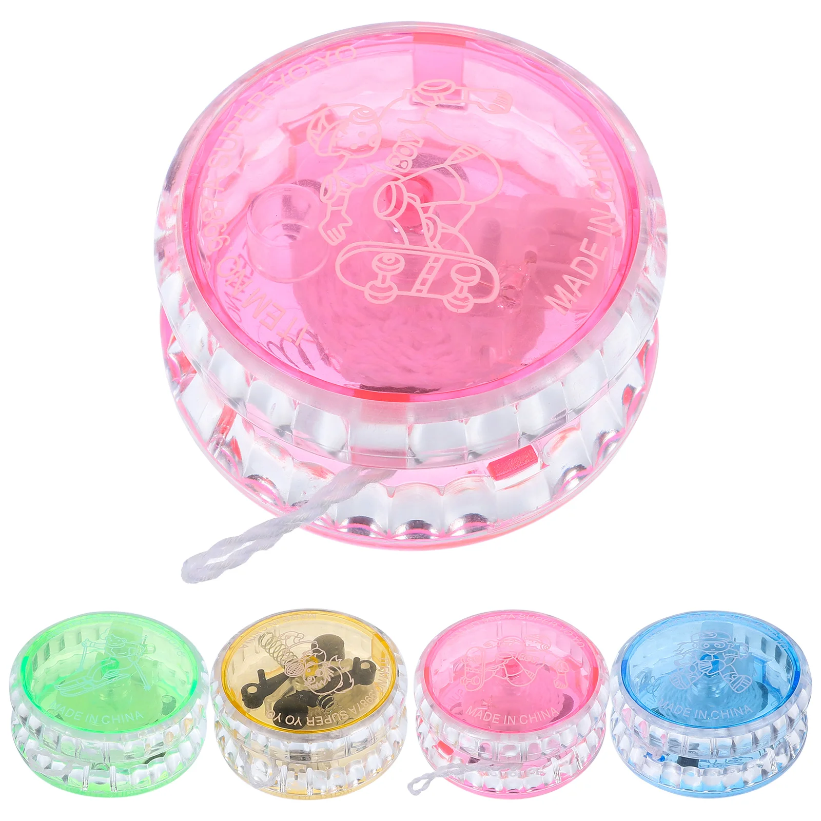 

5 Pcs Luminous Yo-yo Creative Toys Plastic Responsive Kids Ball Yoyo Child Children LED