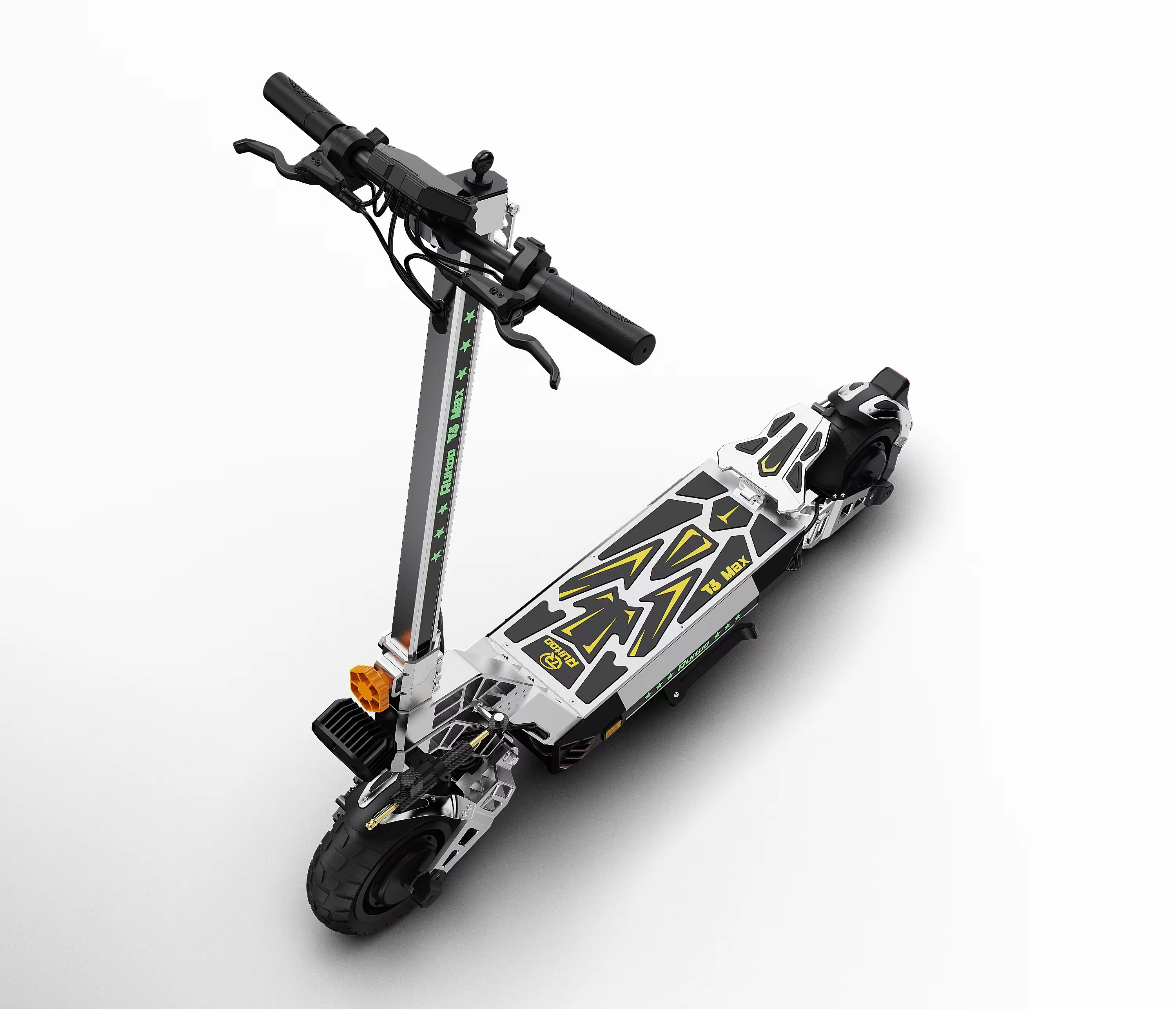 Dual Motor Electric Scooter T3 max 3200W 60v 20.8ah Maximum Battery Speed 80km/h Carbon Brazing Balance Rod