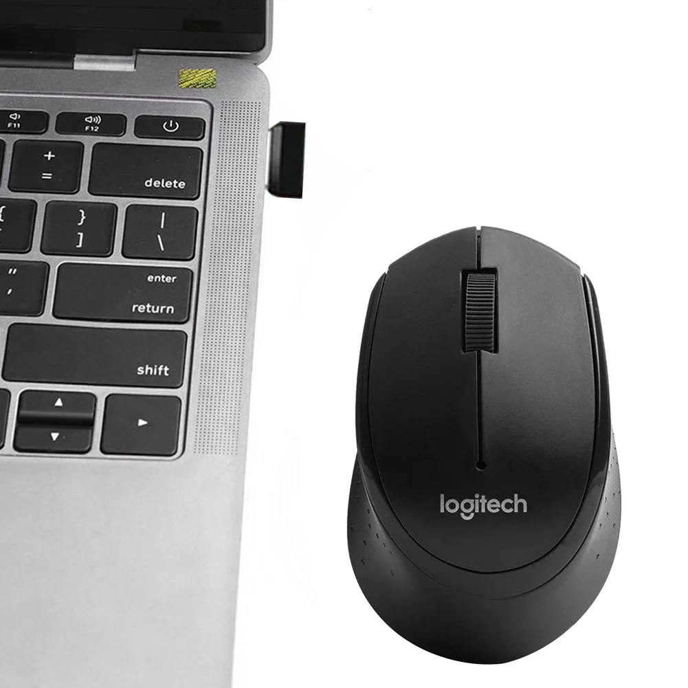 Logitech M330 Wireless 2.4GHz Silent Mouse with USB Receiver Optical Tracking Quiet & Lightweight for PC Mac Laptop Office wireless mouse,optical mouse