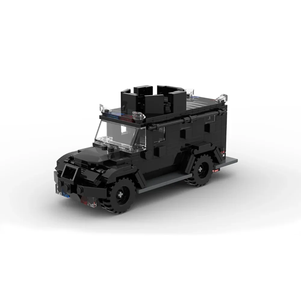 

Конструктор MOC-Speed Champion SWAT, модель грузовика, строительные блоки, технические блоки, сборка «сделай сам», детские игрушки, подарки, 302 шт.