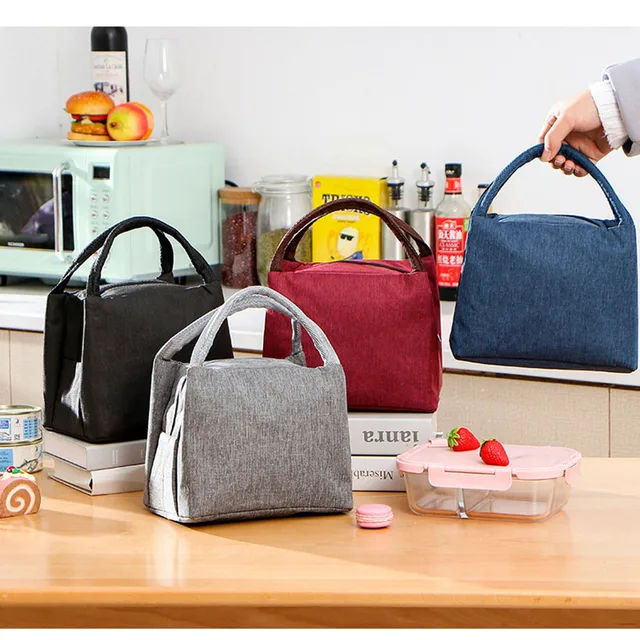 Sac thermique sac de stockage des aliments boîte à déjeuner étudiant sac cool pour enfants récipient alimentaire pour enfants école petit sac de nourriture thermique pour déjeuner 3