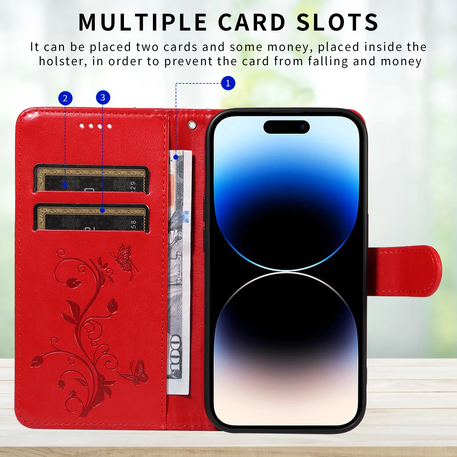 Premium Flip Wallet Case