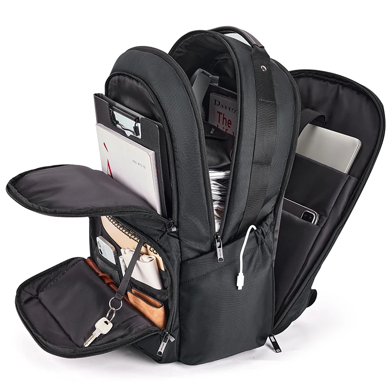 Zaino JOJOART Da Viaggio Per Computer – 32x19x41 Cm, In Poliestere Impermeabile, Grande Capacità, Tasche Multiple – Per Uomo E Donna, Lavoro E Campeggio