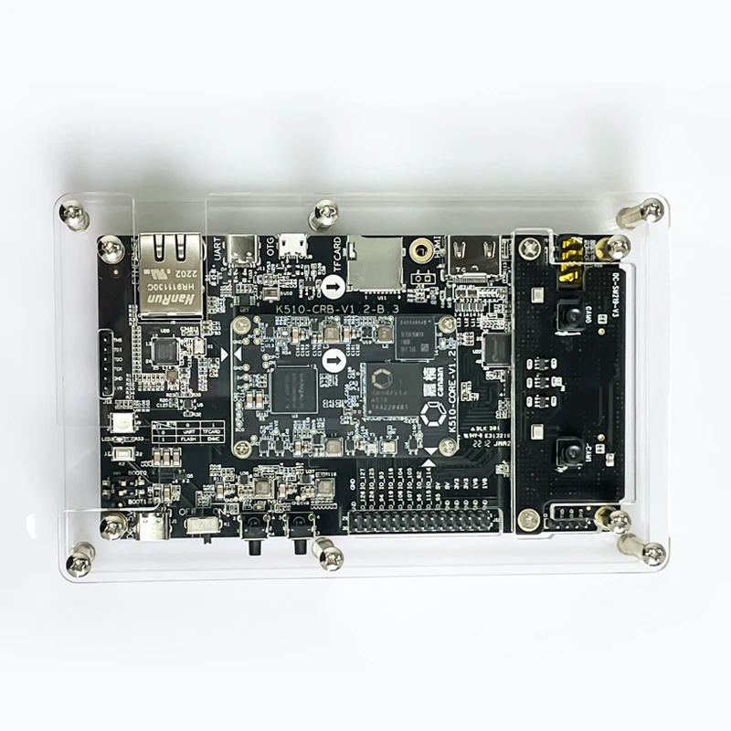 Kendryte K510 CRB-KIT 64 Ʈ RISC-V  ھ @ 800MHz 2.5 TOPS INT8 TOF 3D AI  н   ī޶ Է