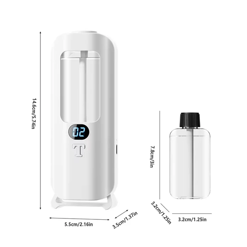 Rechargeable Aromatic Diffuser 5 Modes Essential Oil Diffuser Machine Homemade Perfume For Home Car Room Fragrance
