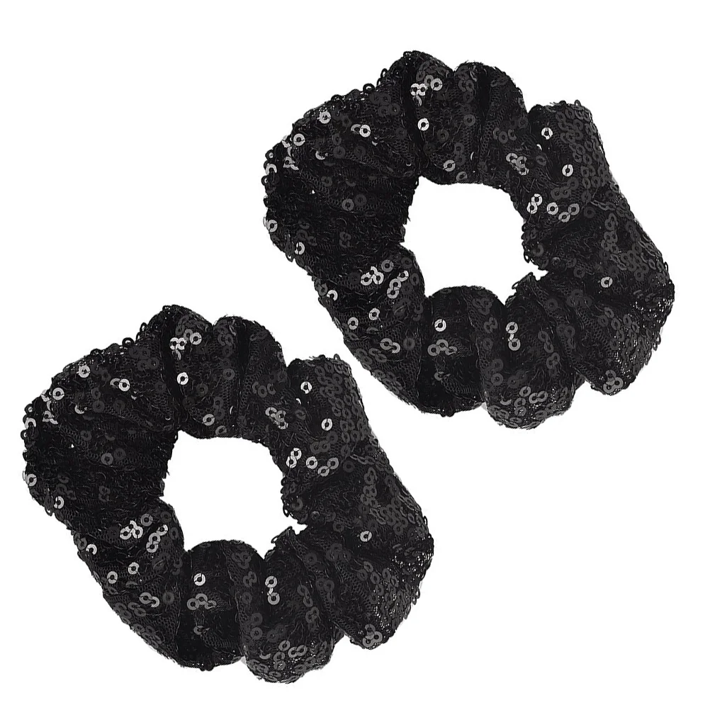 Sequin Hair Scrunchies Sparkly Hair Elastic Bands Glitter Hair Ties Christmas Hair Tie Elastic Ponytail Holders Women