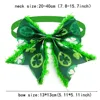 50/100pcs Dog Neckties Bowties ST Patrick's Day Clover Dog Cat Bows Pet Puppy Bow Tie Dog Grooming Accessories Green Bows 2