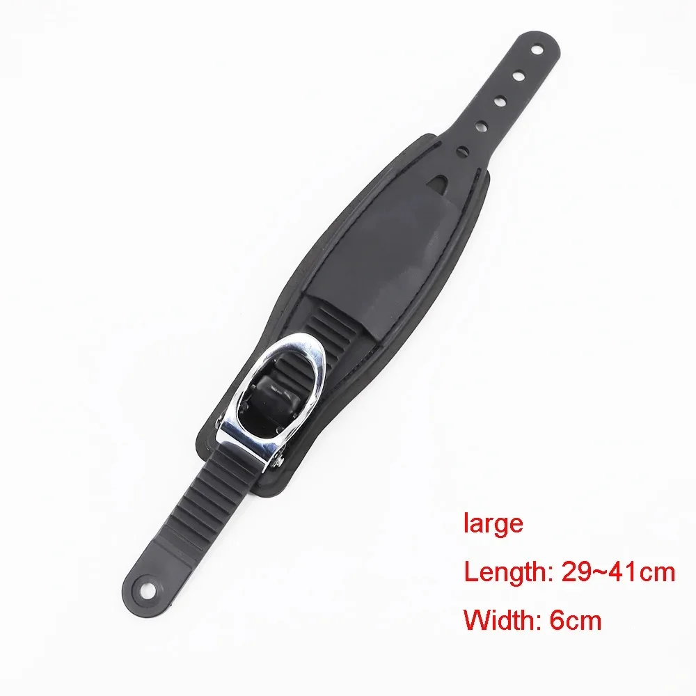 Adjustable Ski Strap Binding Attachment for Multiple Occasions With Ratchet Tongue Ladder to Secure Shoelaces