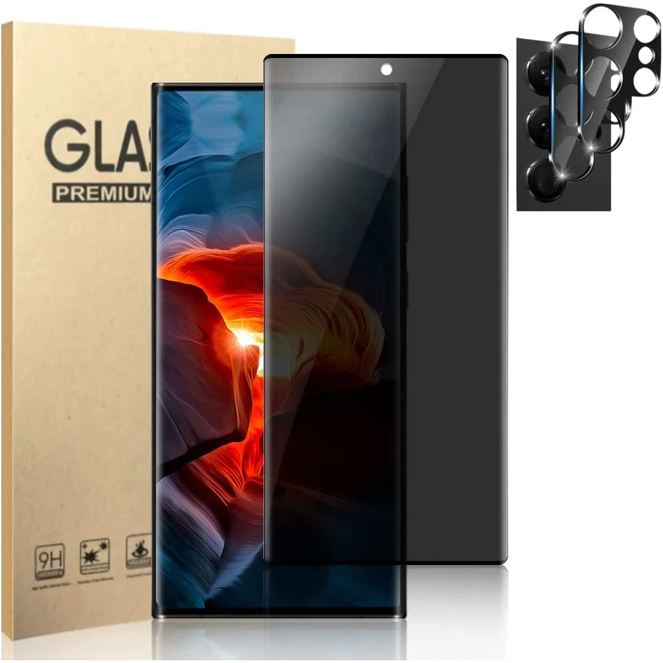 2 Pellicole Anti-Spy In Vetro Temperato Per Xiaomi Redmi A1 – Protezione Privacy 9H, Copertura 3D, Anti-Graffio