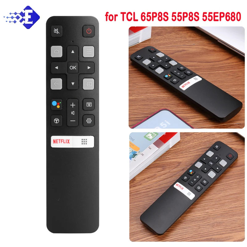 Telecomando Sostitutivo Smart Tv Per Tcl Rc802V Fmr1 65 P8S 49 S6800Fs 49 S6510Fs Tv Set Top Box Stick Accessori