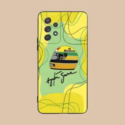Vibrant Fashion Sports Phone Case with Colorful Graphics - Galaxy A21s (Black1)