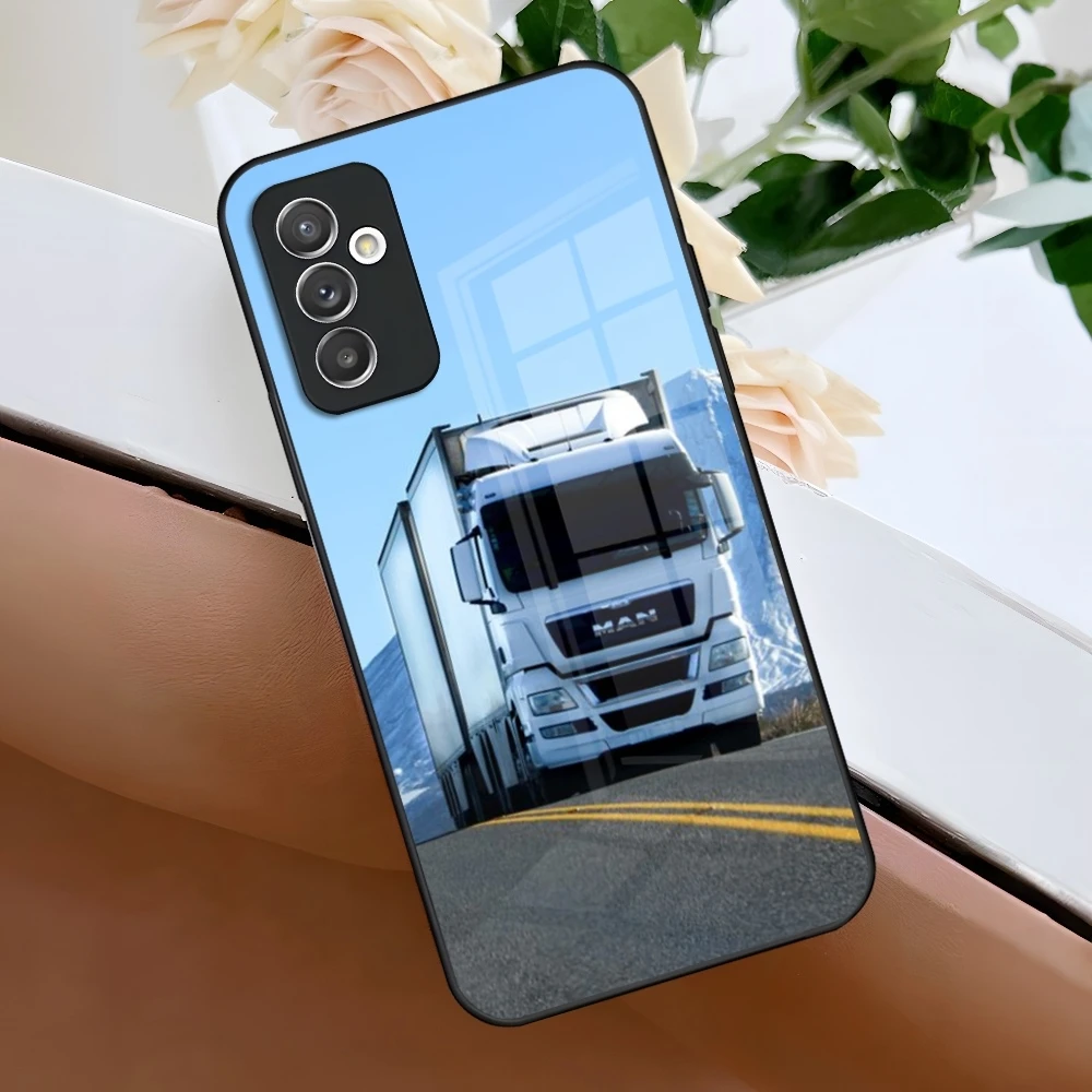 Vintage Man Truck Logo Phone Case Cover