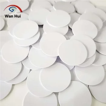 10Pcs T5577 EM4305 Rewtitable 125KHz RFID TagNFC Card Round Coin Card Chip Contactless ID Element Tags Sticker Label 20mm 25mm 1