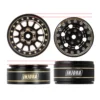 INJORA 1.0 Plus Brass Beadlock Wheel Rims for 1/24 1/18 RC Crawler SCX24 TRX4M FCX24 (W1101 W1102 W1103 W1107) 3