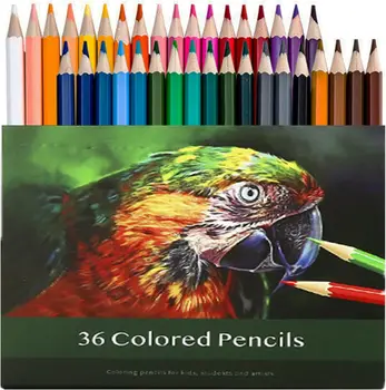36 matite colorate, matite colorate di qualità per artisti da colorare per adulti, professionisti e coloranti, nucleo morbido, disegno di schizzi 1