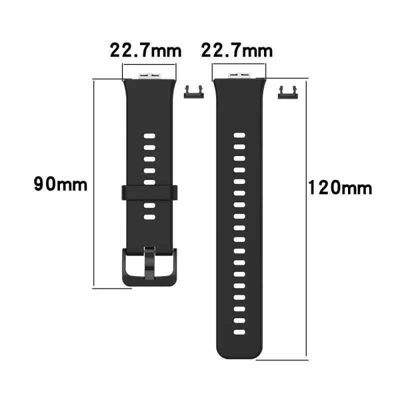 Silicone Replacement Wristband for Smartwatch - Elegant and Durable Strap Accessory