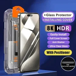5 - Pack HD Tempered Glass Screen Protector with Easy Install & Auto - Dust Removal Kit - 2 Pieces (For Reno12 5G)