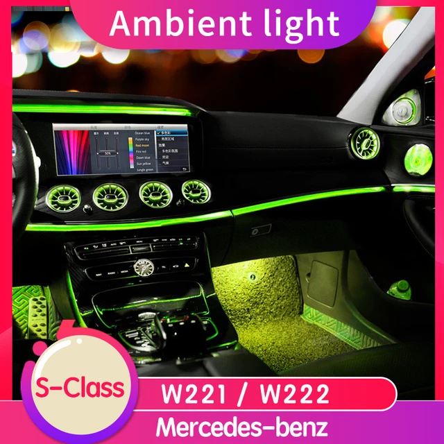 2PCS Auto Logo Tür Willkommen Licht LED Projektor Auto Zubehör Dekoration  Für Mercedes Benz S W221 V W639 Vito sprinter Abzeichen - AliExpress