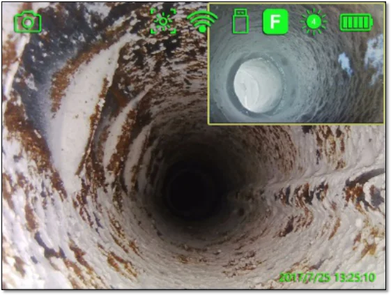 자동차 엔진 튜브 검사 보어스코프 비디오스코프 내시경 카메라, IP67 방수, 4 방향 관절 산업용 파이프