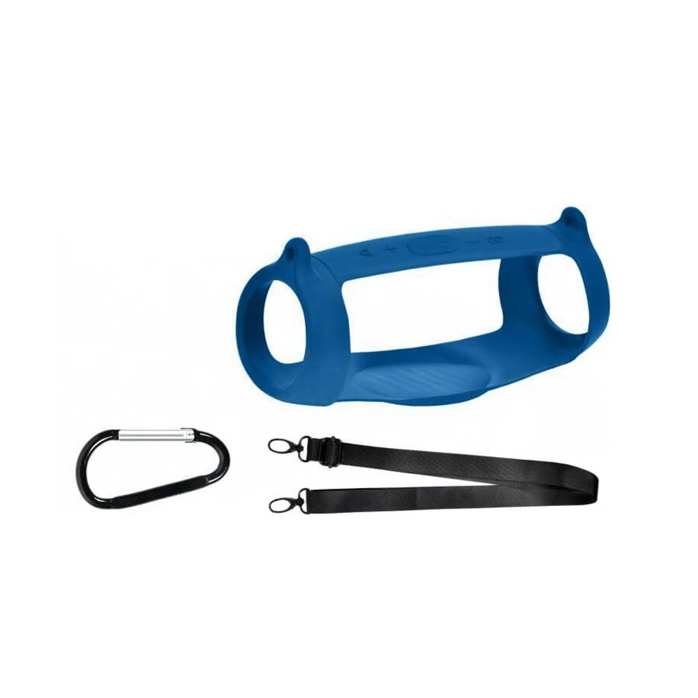 Enhanced Silicone Carrying Case with Shoulder Strap and Carabiner