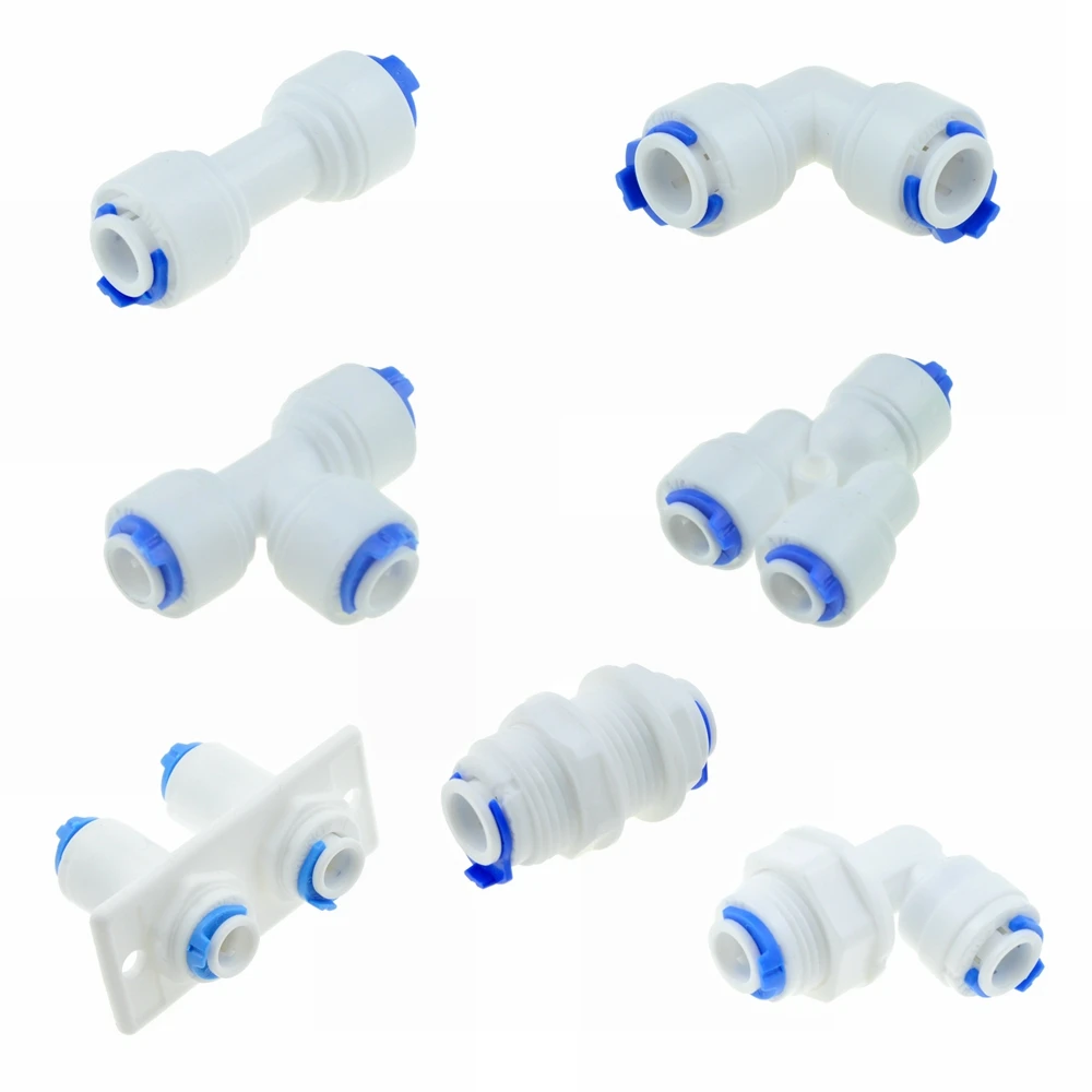 10 Raccords Tuyau Barbelé Plastique 14-14mm - Connecteurs Droit Égal PE