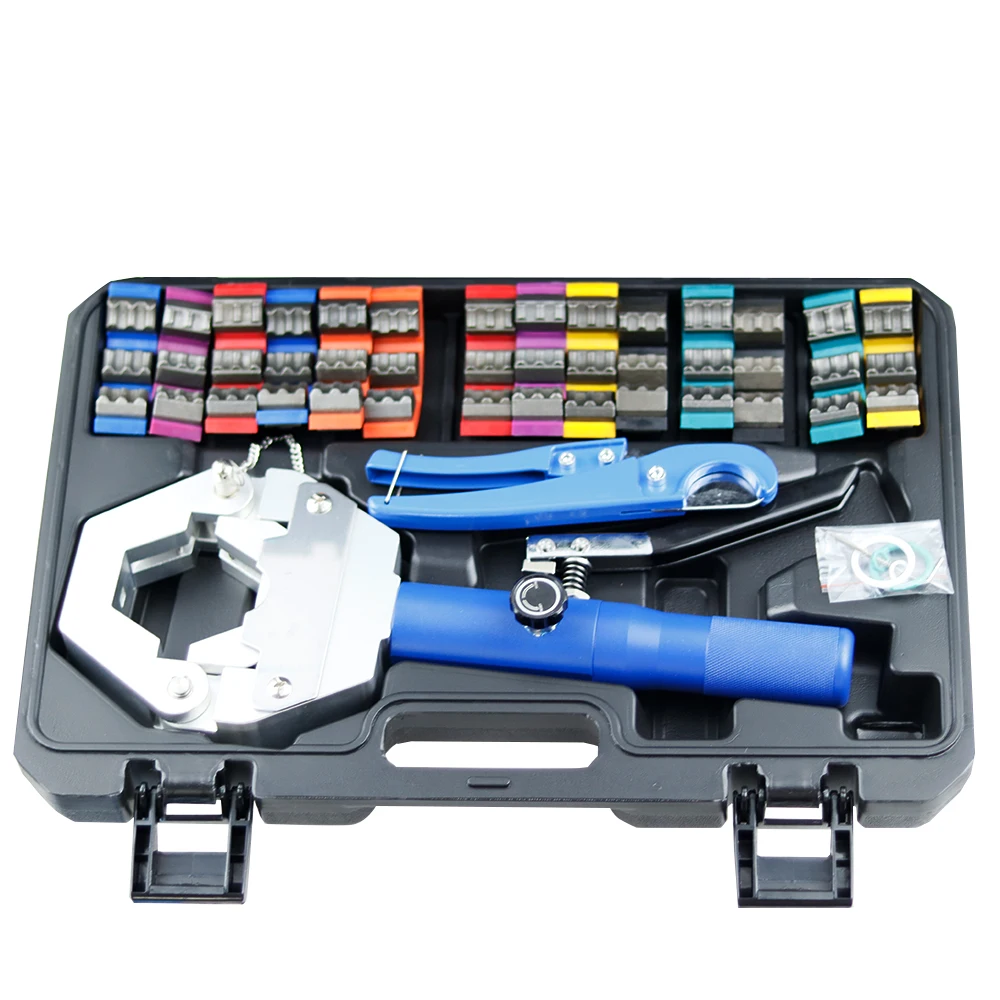 FS-7842 Portable Hydraulic Hose Crimping Tool Manual Hose Crimper Kit 8T Hydra-Crimper Automotive Air Conditioning Maintenance 6