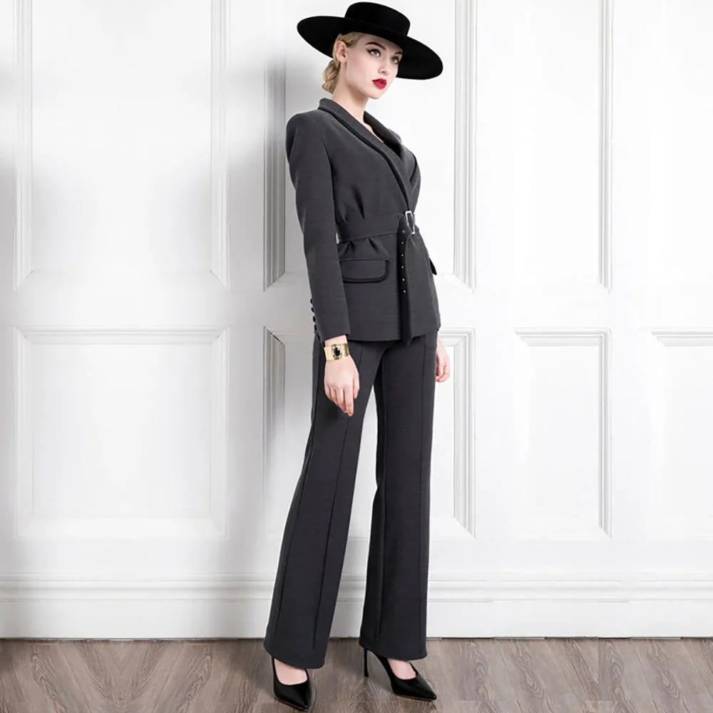 

British Style Female President Suit High End Fashion Celebrity Suit Formal Dress Professional Dress Temperament Goddess Model