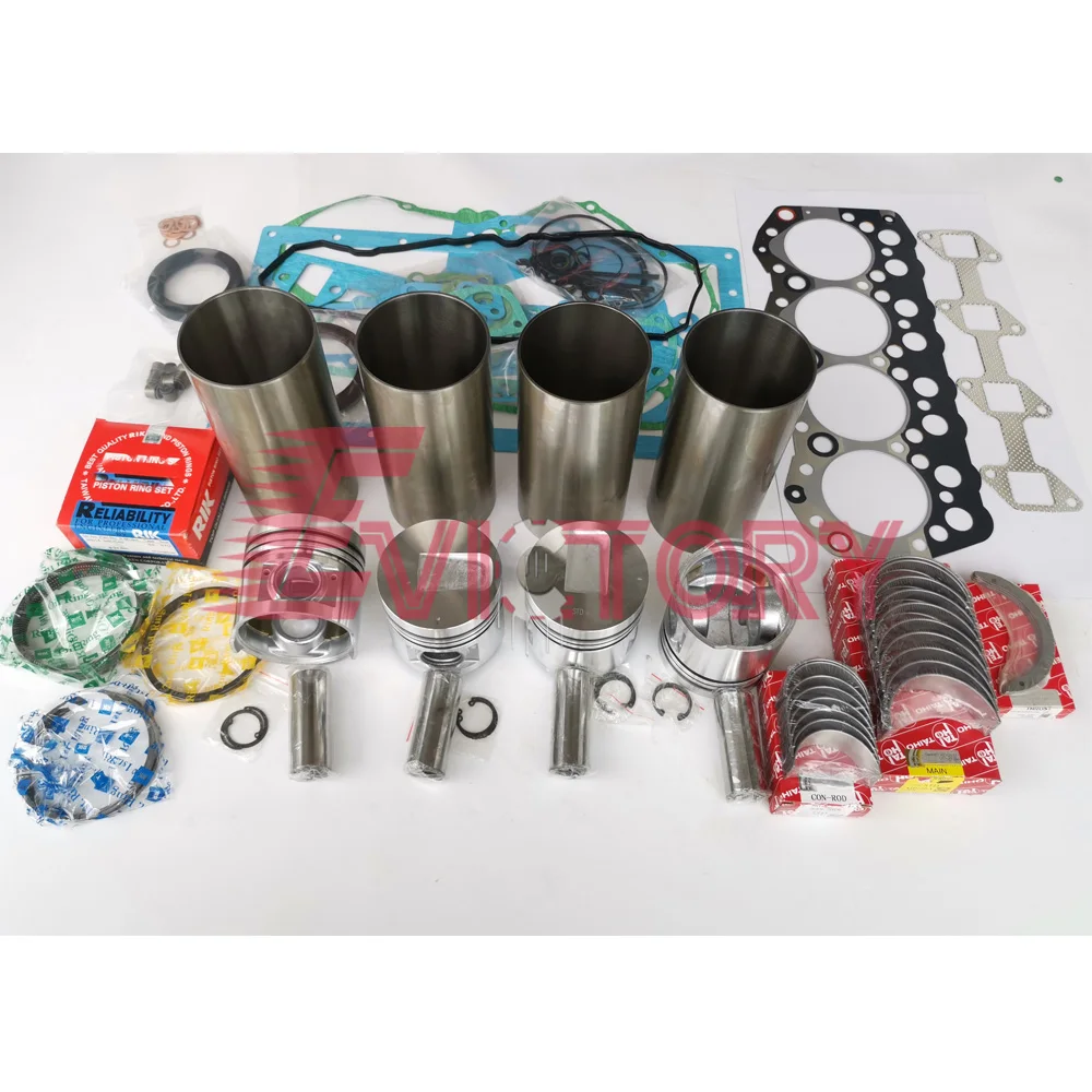 

For S4Q2 S4Q overhaul gasket kit rebuild set piston liner bearing