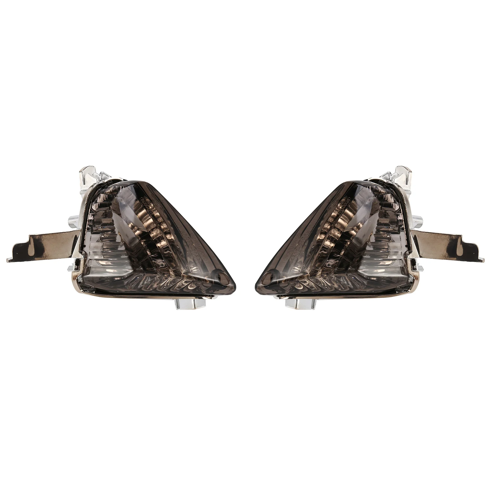 Black Smoked Rear Turn Signals For Suzuki GSXR 1000 K5 K6 - Orange Lens, 12V, Easy Upgrade