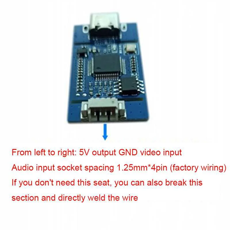 N82R CVBS to Capture Analog Signal to Digital Camera Module CVBS to Odule UVC Free Drive for Android(USB)