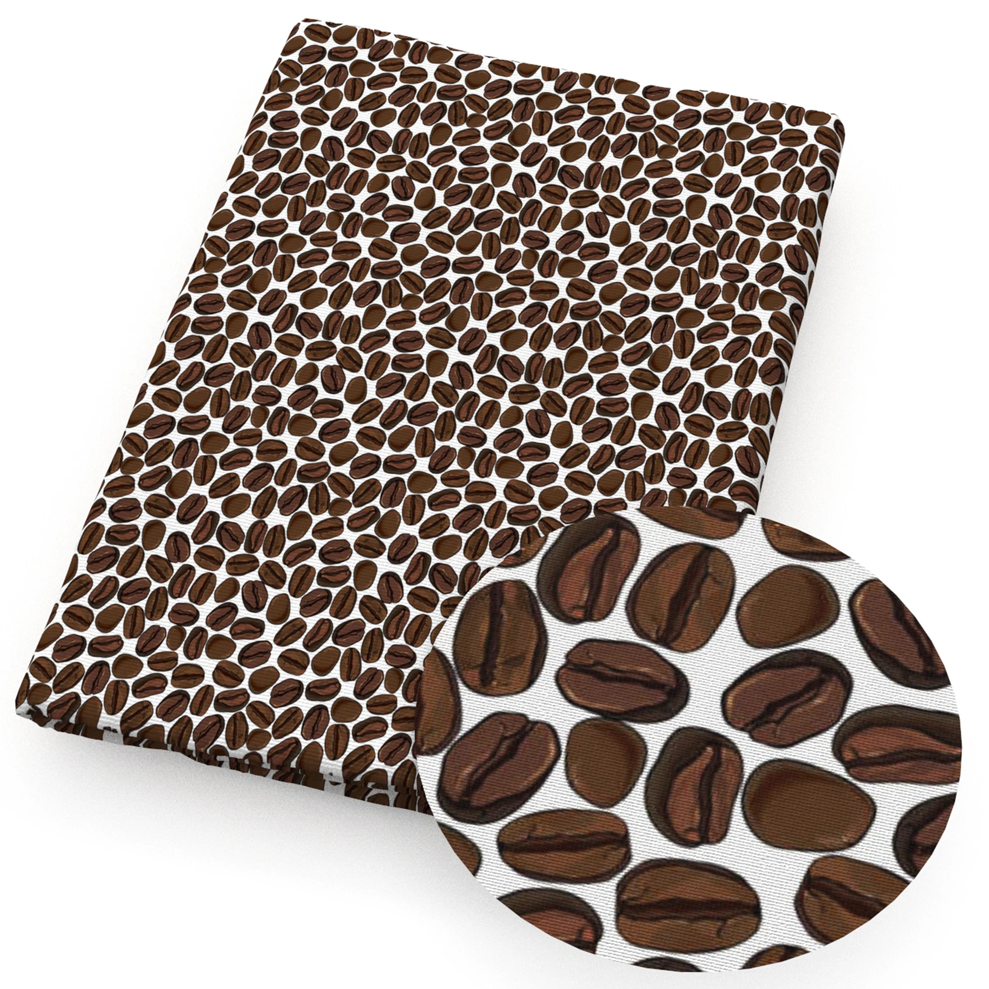 Coffee Patchwork Fabric 3