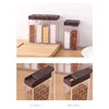Transparent Spice Jar Set Salt and Pepper Seasoning Bottle Colorful Lid Kitchen Condiment Cruet Storage Container  Spice Rack 2