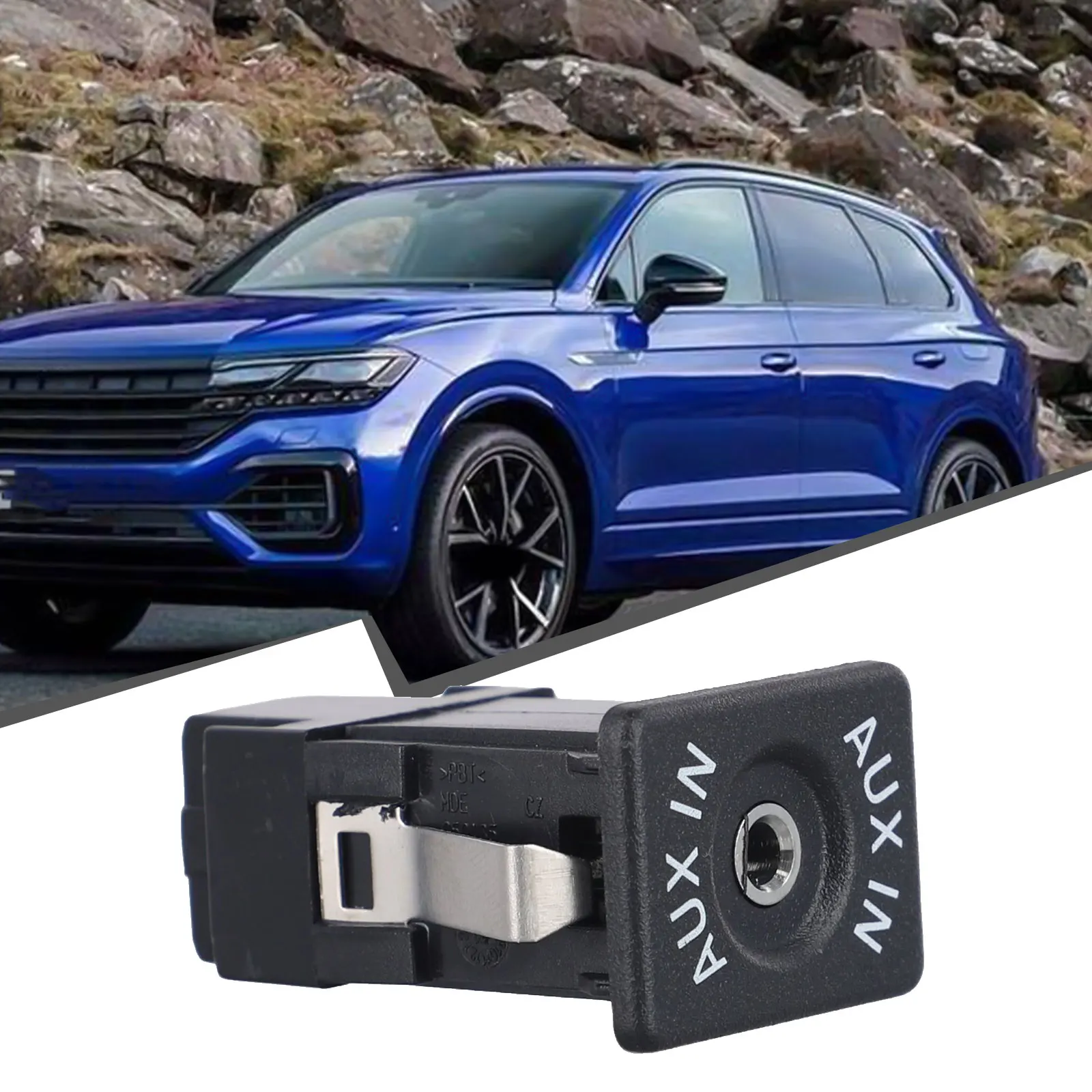 Audio Auxiliary AUX Port Module Socket for Golf Scirocco 2009-2014 Eos 2007-2015 Passat 2008-2015