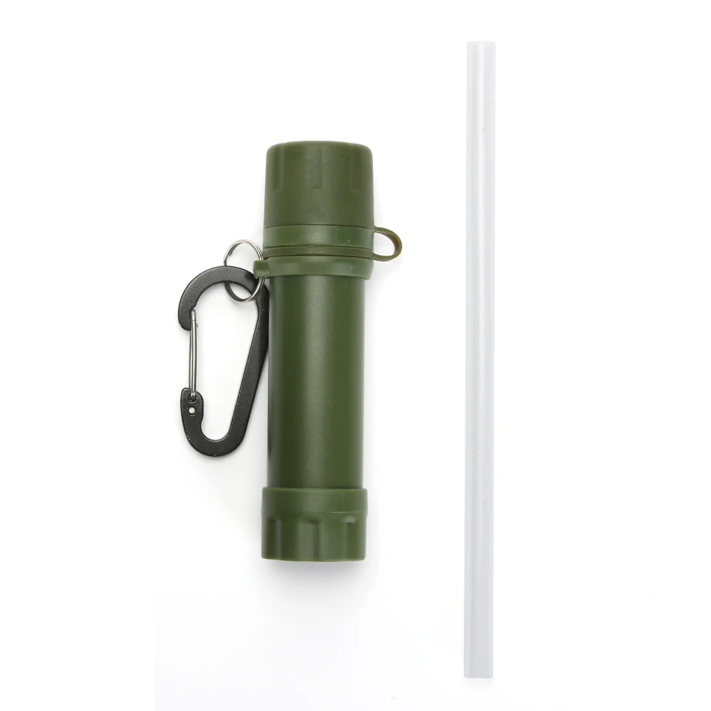 Personal Wild Life Emergency Water Filtering Tools Survival Water Purifier Straw