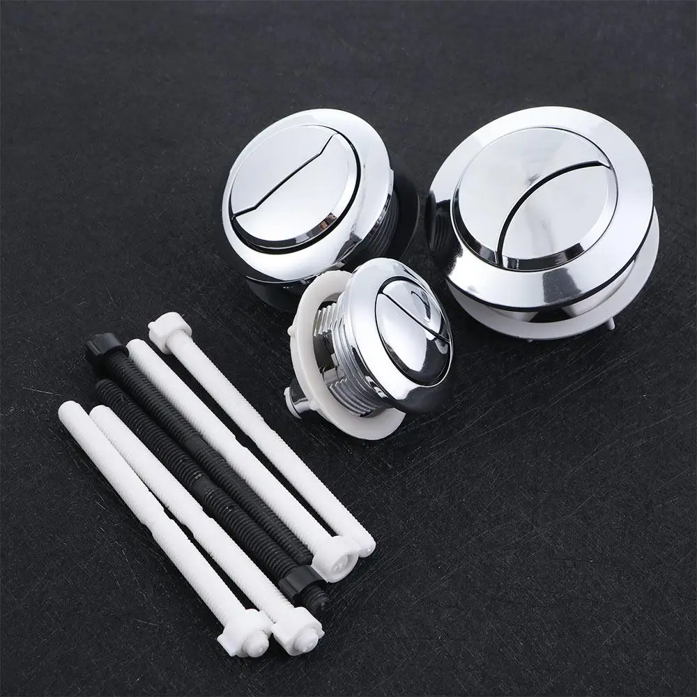 Description Picture 2 of itemRound Accessory Water Tank Parts Flusher Parts Fittings Toilet Button Tank Button Dual Flush Valev Buttons Bathroom Fixture