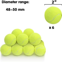 12 PCS Tennis Launcher Elastic Ball for Small and Medium Size Dogs Playing Fetch Latex Ball 2inch Dog Toy Portable Tennis Throw 2