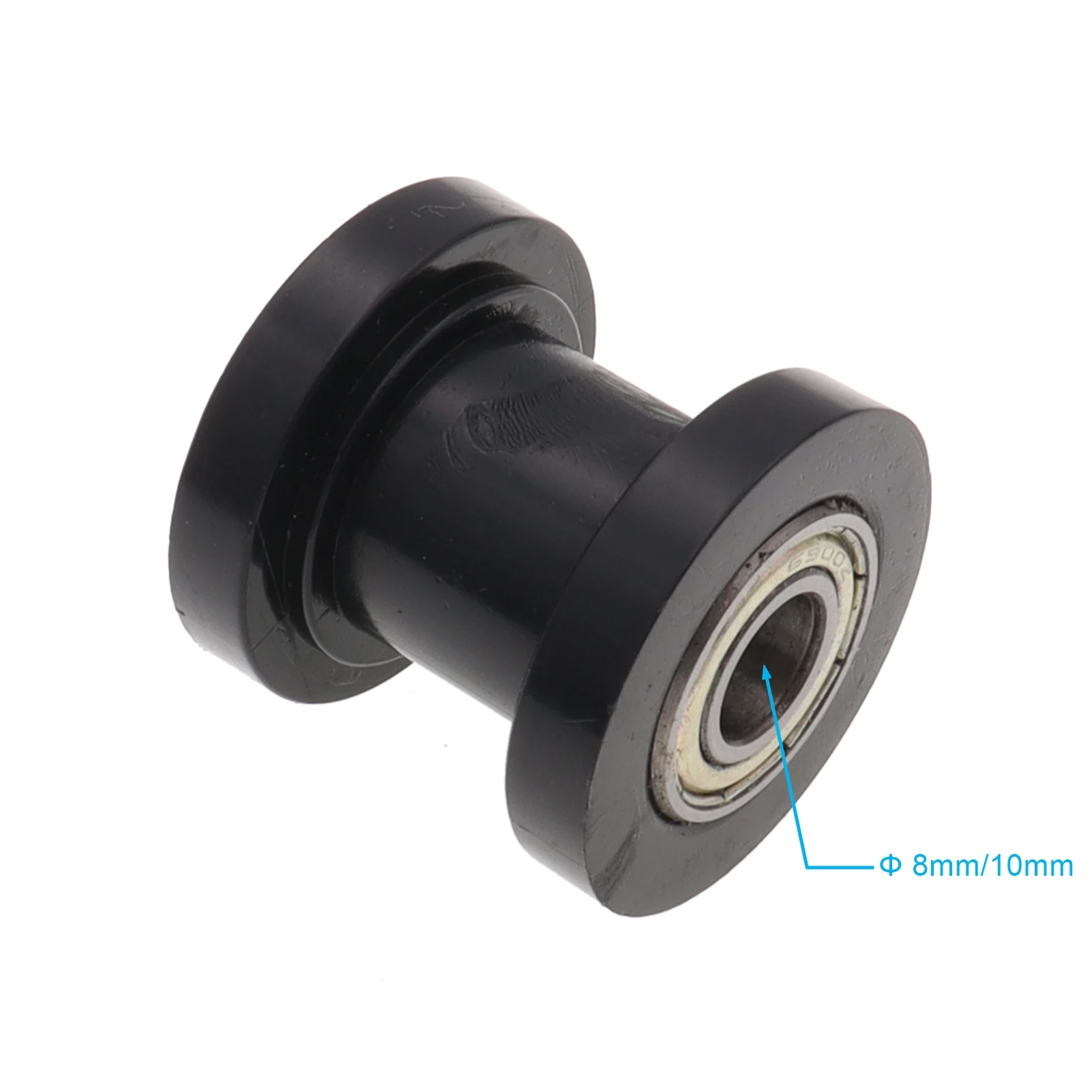 Motorcycle Chain Tensioner Pulley 10mm/8mm Concave Chain Roller Pulley Tensioner Wheel Guide for Motorized Pit Bike Motorcycle