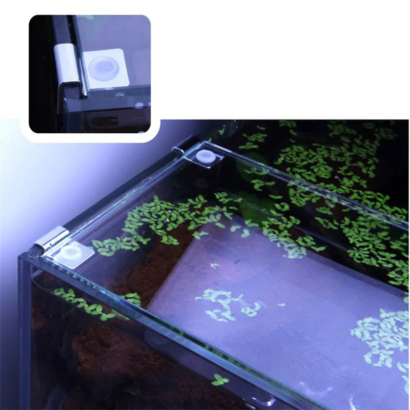 Fishing Tank Cover Support Bracket Stainless Steel Holder Glass Aquarium Isolation Plate Accessory Fishbowl Aquatic Supply 4pcs