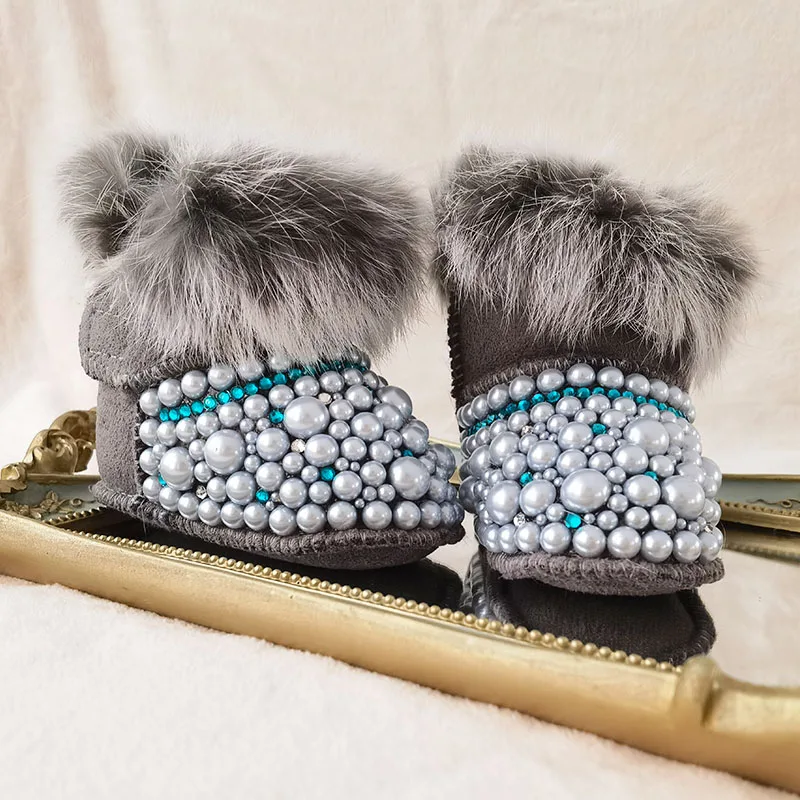 dollbling-mommy-daugther-baby-custom-pearls-stivali-personalizzati-fatti-a-mano-di-lusso-in-pelliccia-infantile-avorio-perline-bling-winter-botties