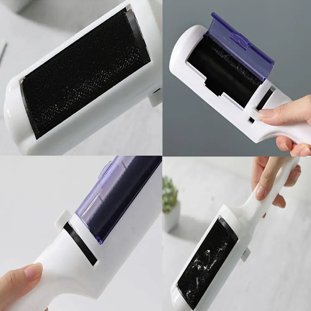 Magic clothes lint remover reusable pet cat hair fur roller brush reusable static dusting cleaning brushes manual cleaner tool lint remover pet hair remover lint roller clothes lint remover lint remover brush