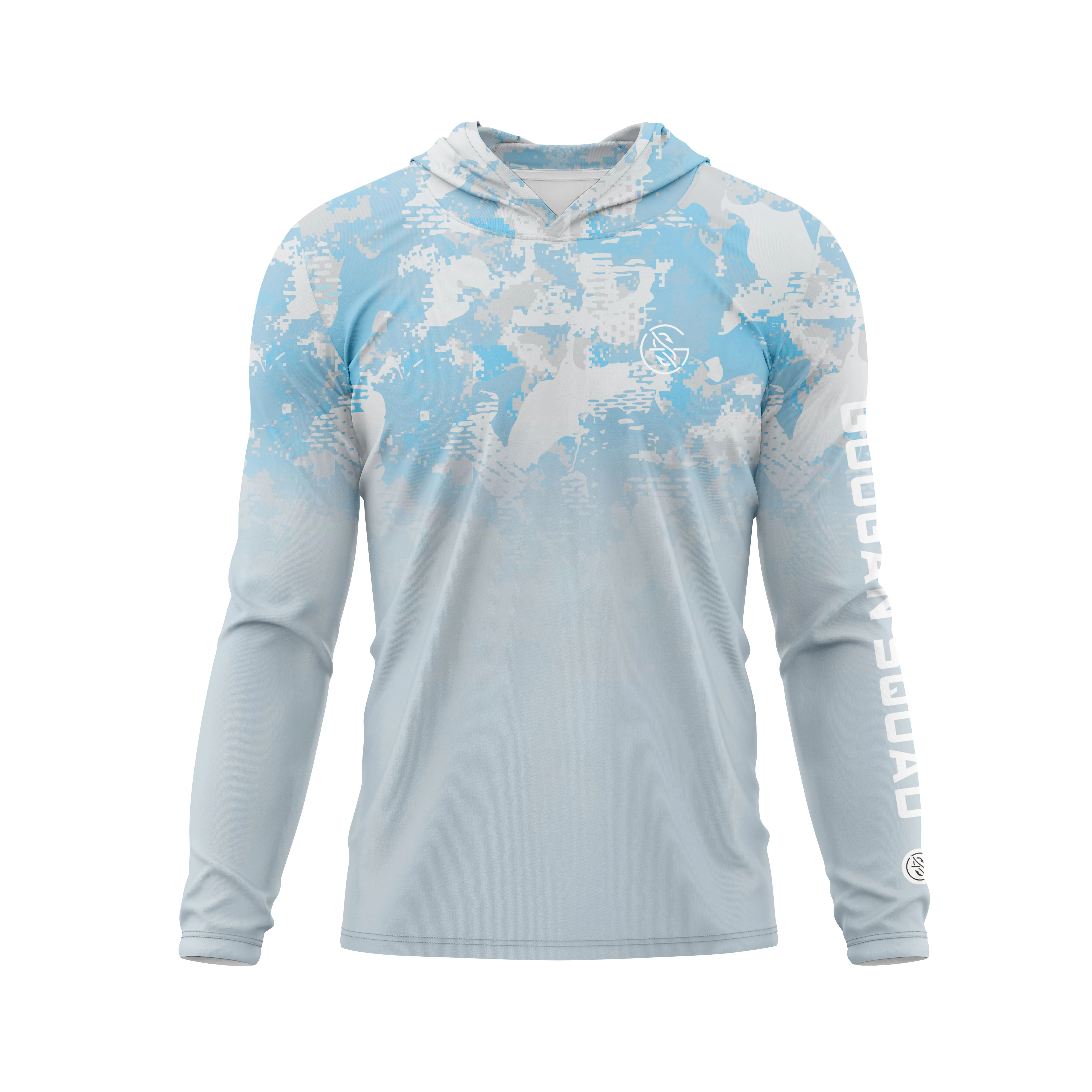 Fishing Shirts Men's UPF 50+ Sun Protection UV Shirt Hoodie Quick Dry Long Sleeve Plain Rash Guard T-shirt GOOGAN SQUAD Fishing equipment
