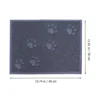 30x40cm Cat Litter Mat Strong PVC Pet Cleaning Carpet Reusable Floor Protector for Cat Dog Claws Gray Pet Cleaning Carpet 3