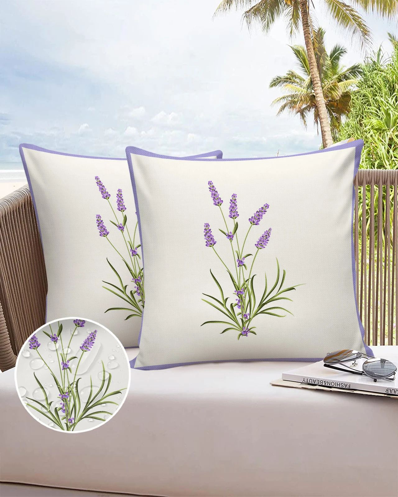 Lavender Pillow Cases Purple Pillowcases Lavender Cushion Purple