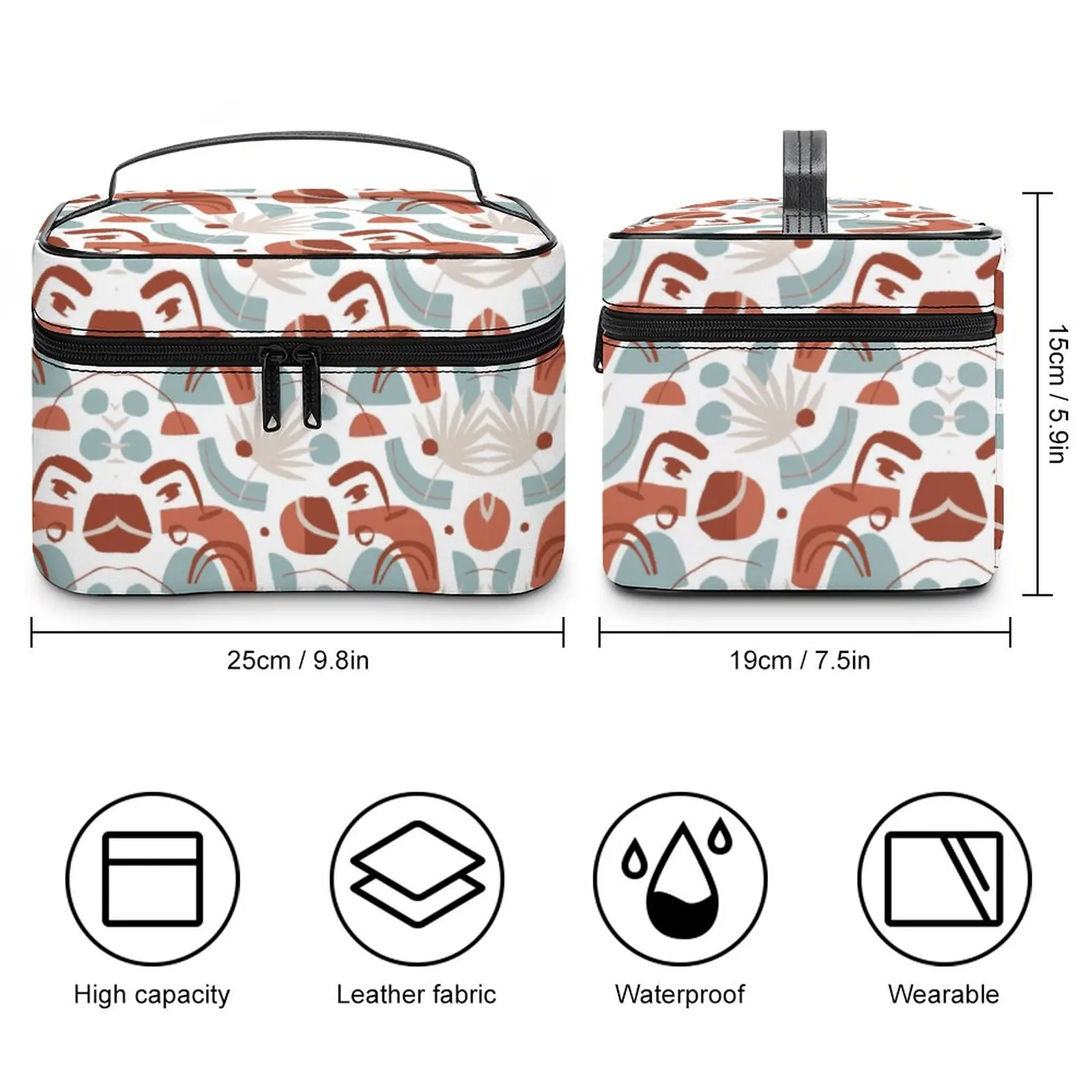 Customized Pattern Makeup Bag Outdoor Travel Makeup Bag Women Multifunction Cosmetic Bag Special Pattern Printing Wash Bag